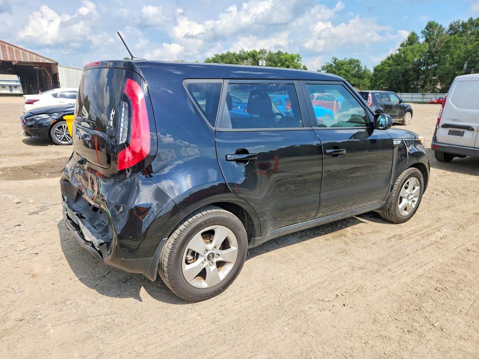 2017 Kia Soul VIN KNDJN2A26H7450272 COPART salvage auction — REAR END, La - Cert Of Title-Salvage, sold $2,500 on 2026-07-10 (photo 3)