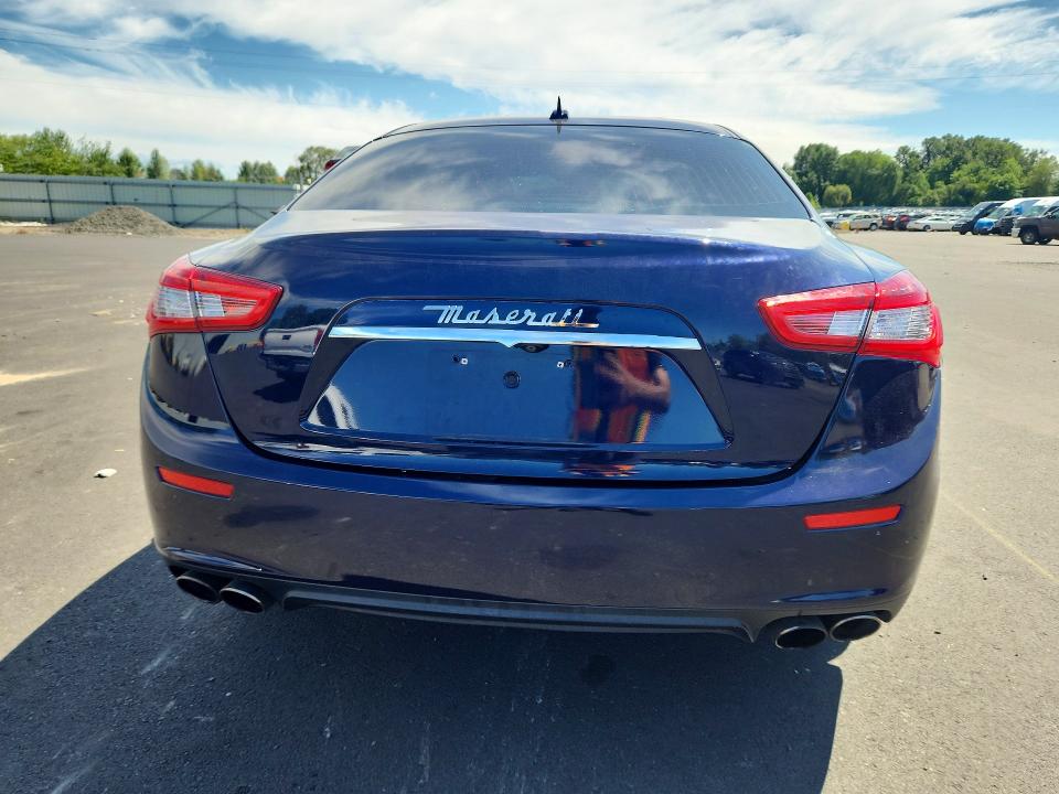 2015 Maserati Ghibli VIN ZAM57XSA0F1129869 COPART salvage auction — MECHANICAL, Or - Cert Of Title-Reconstructed, sold $1,200 on 2026-08-03 (photo 6)