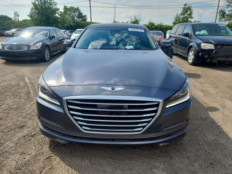 2015 Hyundai Genesis VIN KMHGN4JE0FU020697 COPART salvage auction — WATER/FLOOD, Qc - Irrecuperable, sold $1,600 on 2026-07-28 (photo 5)