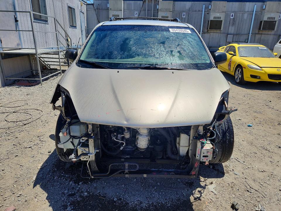 2008 Toyota Sienna VIN 5TDZK23C68S141120 COPART salvage auction — FRONT END, CA - SALVAGE CERTIFICATE, sold $1,050 on 2026-07-27 (photo 5)