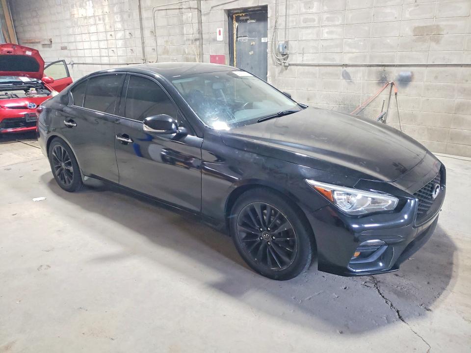 2018 Infiniti Q50 VIN JN1EV7AP5JM591161 COPART salvage auction — MECHANICAL, Mn - Cert Of Title-Prior Salvage, sold $1,200 on 2026-07-30 (photo 4)