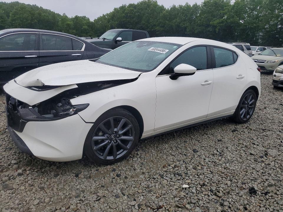 2023 Mazda 3 VIN JM1BPAKM6P1600827 COPART salvage auction — FRONT END, MA - CERT OF TITLE-SALVAGE (P), sold $1,150 on 2026-07-23 (photo 1)