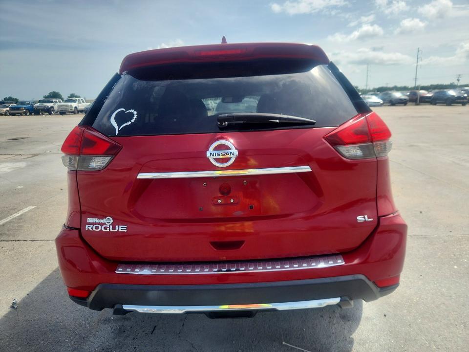 2017 Nissan Rogue VIN JN8AT2MT9HW398897 COPART salvage auction — FRONT END, La - Certificate Of Title, sold $1,300 on 2026-07-22 (photo 6)