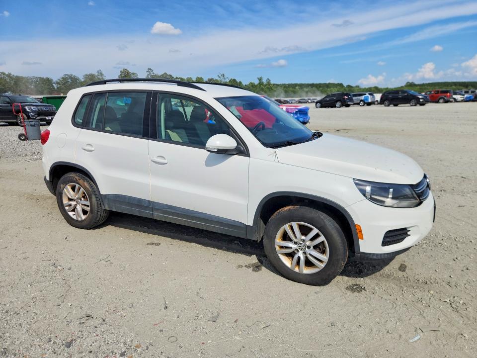 2016 Volkswagen Tiguan VIN WVGAV7AX0GW541420 COPART salvage auction — MECHANICAL, SC - CERTIFICATE OF TITLE, sold $1,400 on 2026-07-27 (photo 4)