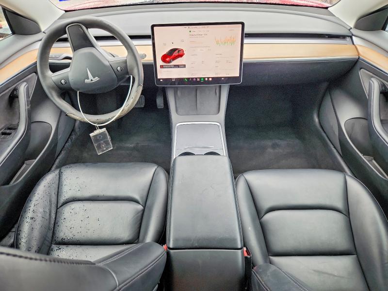 2022 Tesla Model 3 VIN 5YJ3E1EB6NF287545 COPART salvage auction — SIDE, TX - CERTIFICATE OF TITLE, sold $7,200 on 2026-07-27 (photo 8)