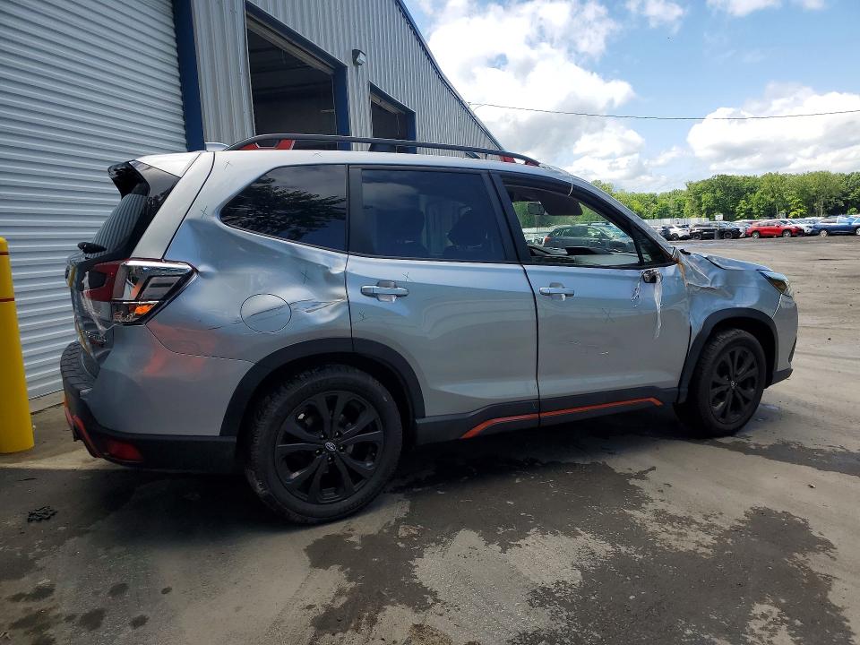 2022 Subaru Forester VIN JF2SKAJCXNH518113 COPART salvage auction — SIDE, NY - MV-907A SALVAGE CERTIFICATE, sold $5,800 on 2026-07-27 (photo 3)