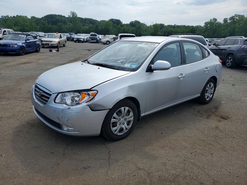 2009 Hyundai Elantra VIN KMHDU46D39U796381 COPART salvage auction — FRONT END, CT - CERT OF TITLE-SALVAGE, sold $600 on 2026-07-17 (photo 1)