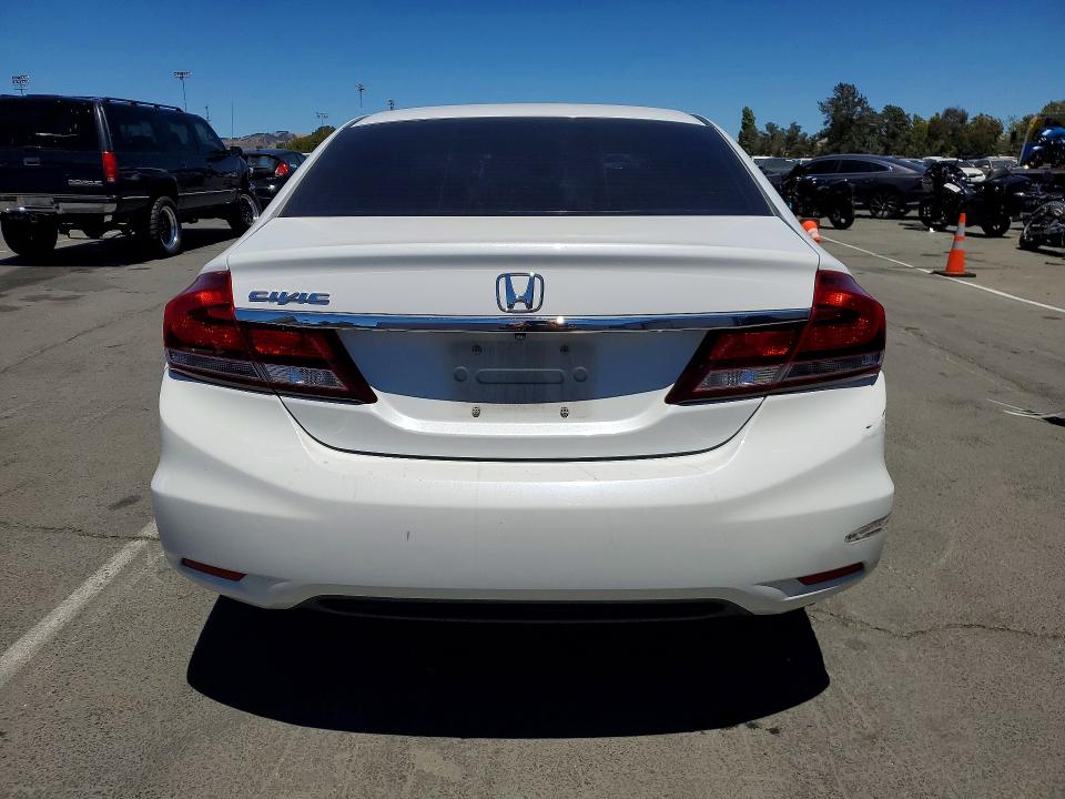 2013 Honda Civic VIN 19XFB2F90DE272468 COPART salvage auction — SIDE, Ca - Salvage Certificate, sold $1,600 on 2026-07-10 (photo 6)