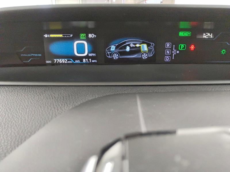 2017 Toyota Prius prime VIN JTDKARFP4H3057617 COPART salvage auction — REAR END, CA - CERTIFICATE OF TITLE, sold $7,200 on 2026-07-14 (photo 9)