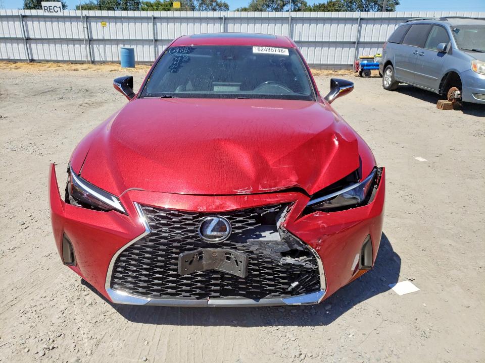 2021 Lexus Is 300 VIN JTHCA1D20M5113921 COPART salvage auction — FRONT END, CA - SALVAGE CERTIFICATE, sold $10,800 on 2026-08-13 (photo 5)