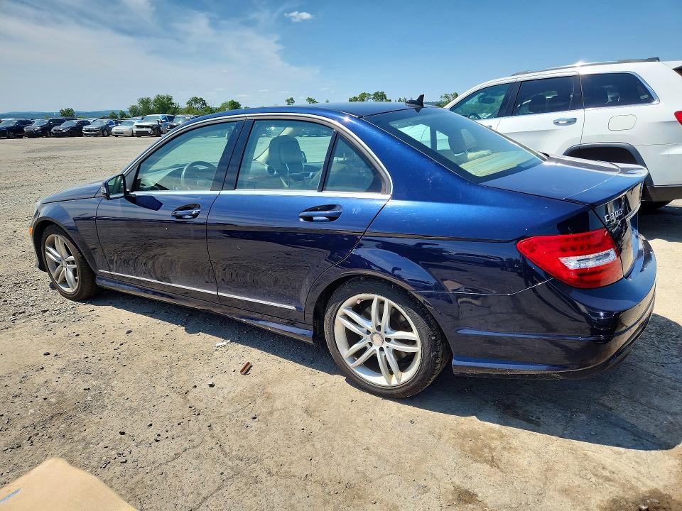 2014 Mercedes-benz C-klasse VIN WDDGF8AB0EG193167 COPART salvage auction — WATER/FLOOD, Pa - Certificate Of Salvage, sold $2,100 on 2026-08-04 (photo 2)