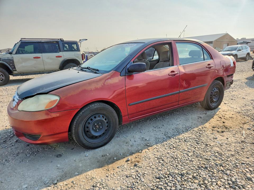 2003 Toyota Corolla VIN 1NXBR32E13Z087439 COPART salvage auction — REAR END, Co - Public - Salvage Title, sold $575 on 2026-07-09 (photo 1)