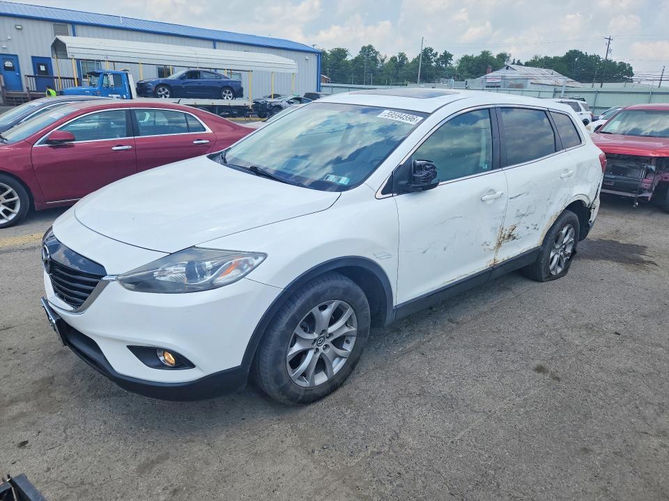2014 Mazda Cx-9 VIN JM3TB3CV0E0444638 COPART salvage auction — REAR END, Pa - Certificate Of Salvage, sold $1,250 on 2026-07-17 (photo 1)