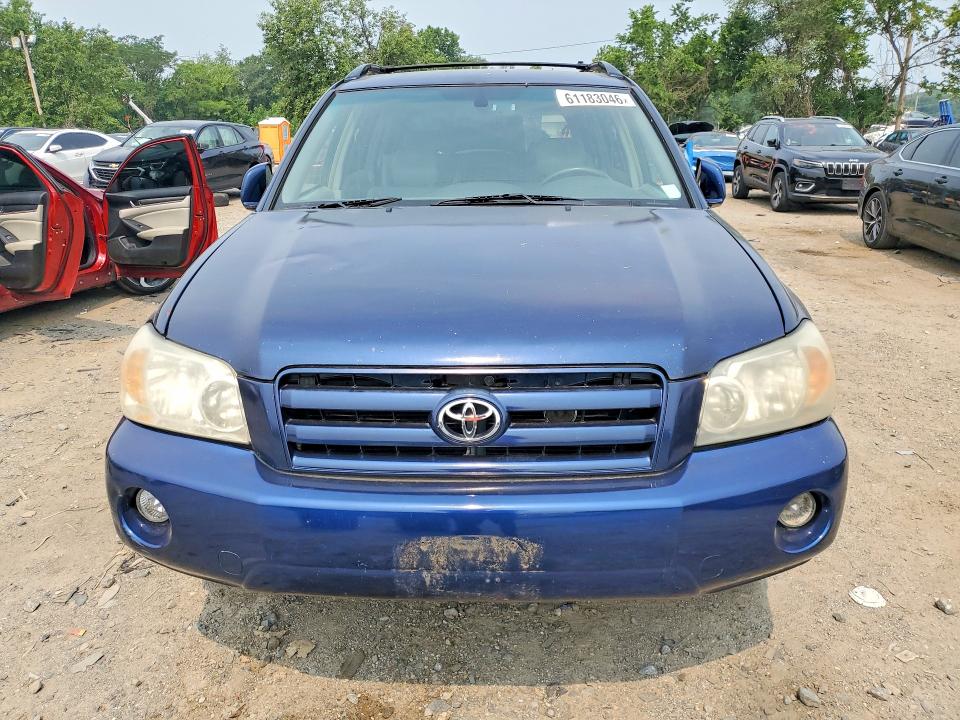 2006 Toyota Highlander VIN JTEDP21A860093838 COPART salvage auction — MECHANICAL, Md - Certificate Of Title, sold $200 on 2026-07-20 (photo 5)
