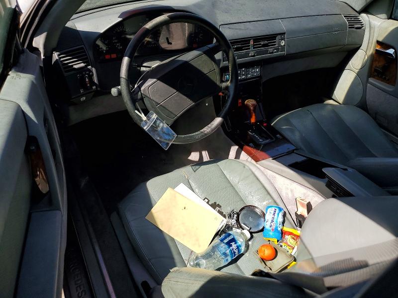 1990 Mercedes-benz Sl-klasse VIN WDBFA66E7LF011557 COPART salvage auction — FRONT END, Ca - Salvage Certificate, sold $2,300 on 2026-07-30 (photo 8)