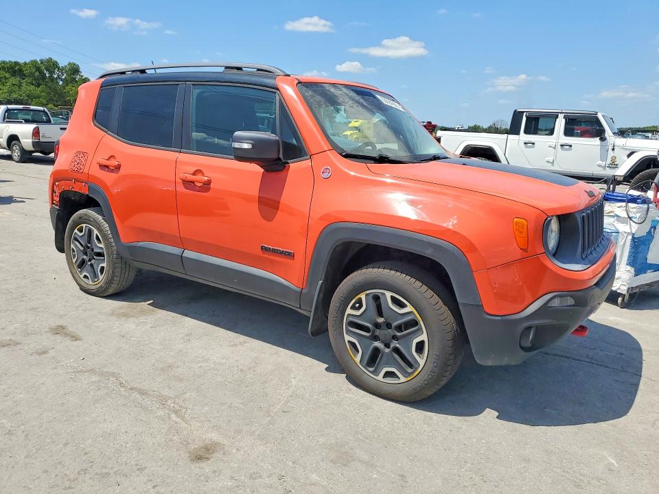 2015 Jeep Renegade VIN ZACCJBCT5FPC01228 COPART salvage auction — FRONT END, Oh - Certificate Of Title, sold $1,550 on 2026-08-17 (photo 4)