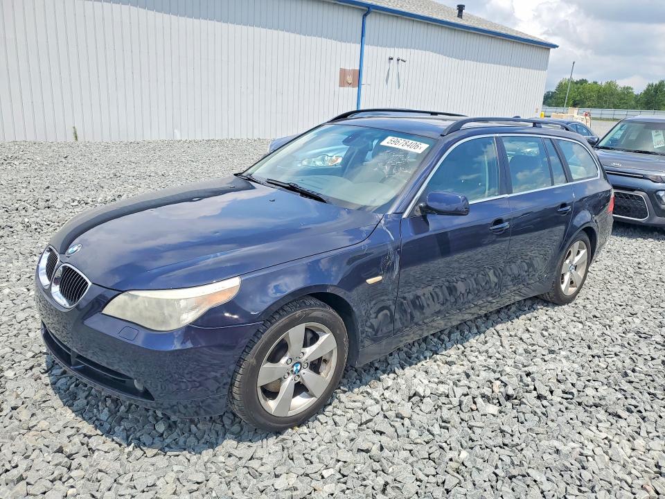 2006 BMW 5er VIN WBANN73586CN02573 COPART salvage auction — HAIL, Oh - Cert Of Title-Salvage, sold $550 on 2026-07-16 (photo 1)