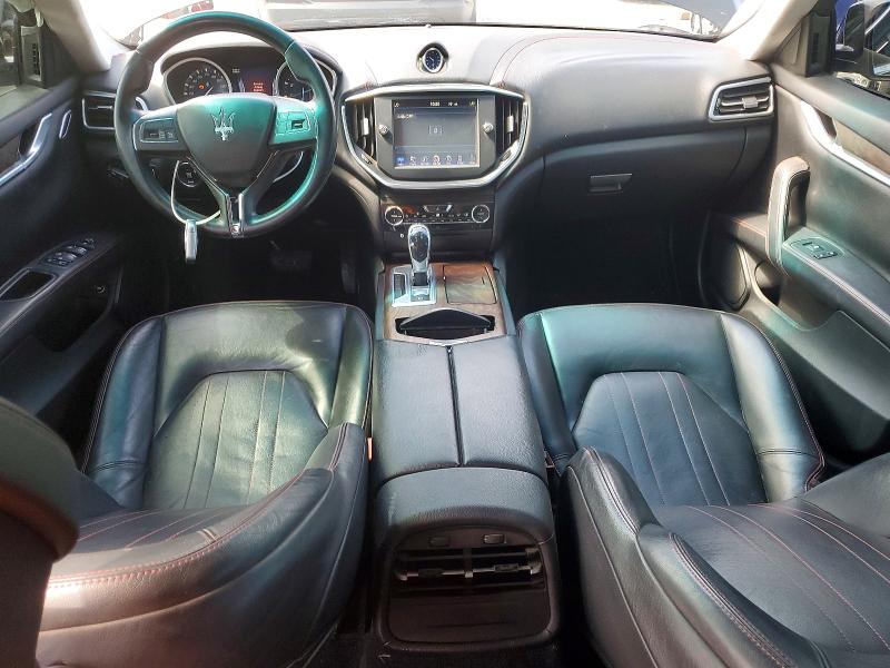 2016 Maserati Ghibli VIN ZAM57RSA7G1187524 COPART salvage auction — REAR END, TX - DIS/DLR/EXP ONLY SALVAGE TITLE, sold $1,100 on 2026-07-29 (photo 8)
