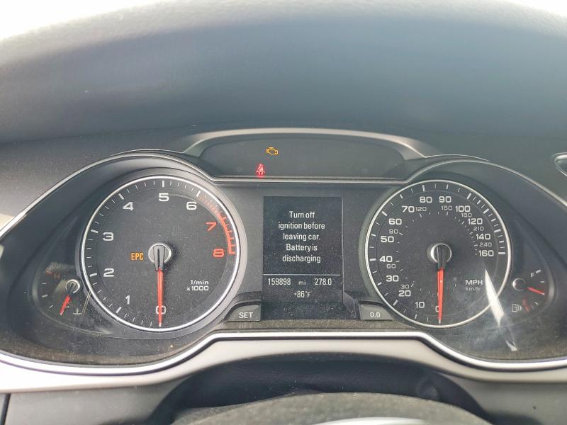 2014 Audi A4 VIN WAUHFAFLXEA040741 COPART salvage auction — FRONT END, Oh - Cert Of Title-Salvage, sold $900 on 2026-08-14 (photo 9)
