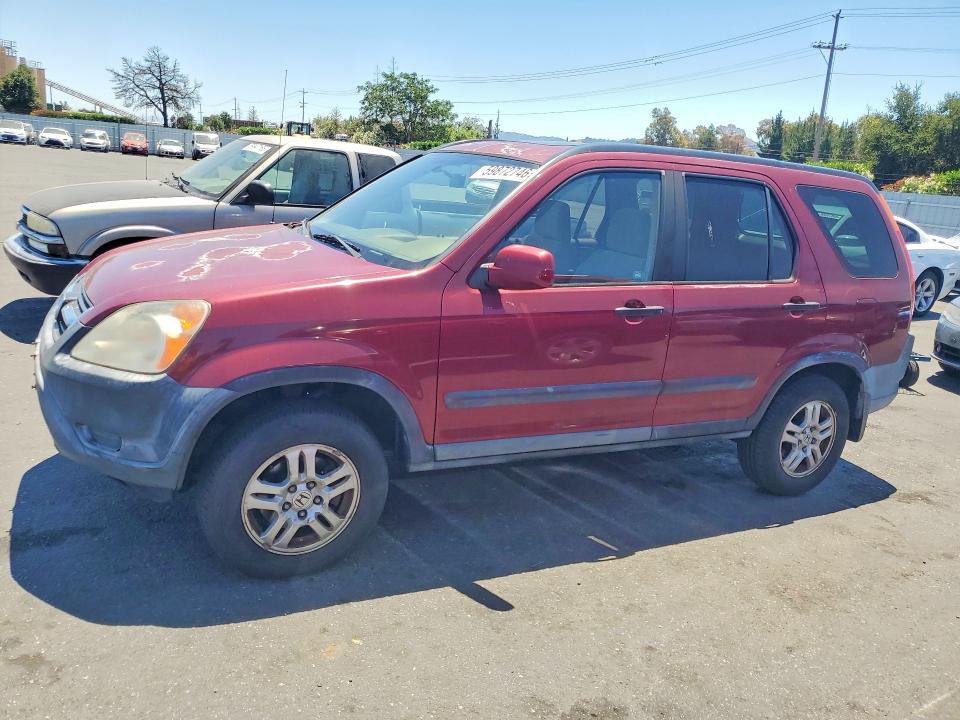 2003 Honda Cr-v VIN JHLRD78883C047474 COPART salvage auction — MINOR DENT/SCRATCHES, CA - DIS/DLR/EXP ONLY CLEAN TITLE, sold $750 on 2026-07-09 (photo 1)