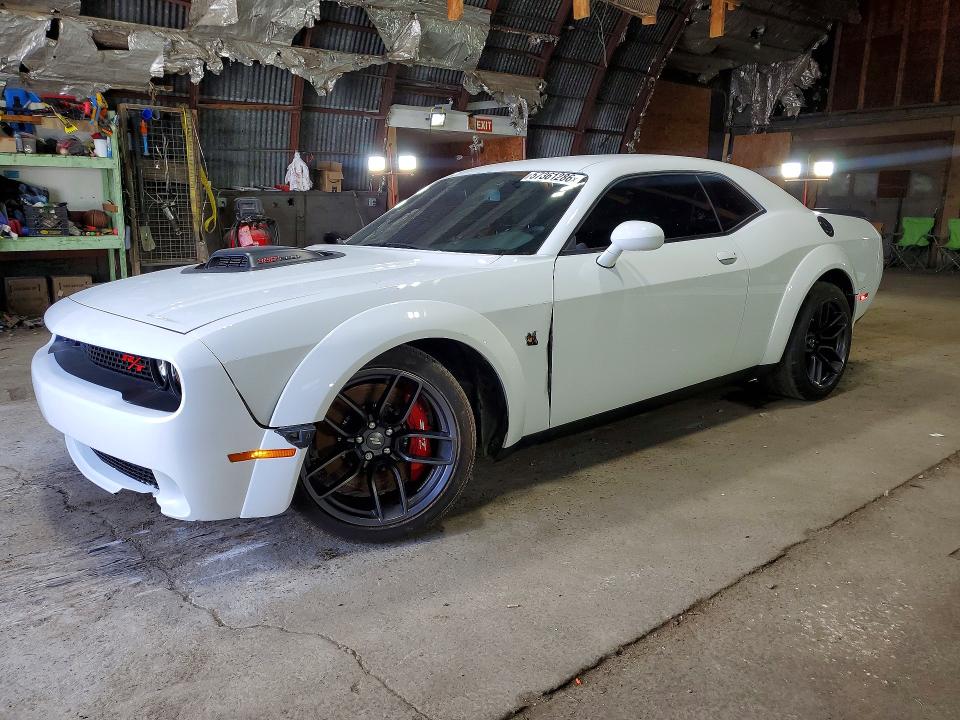 2021 Dodge Challenger VIN 2C3CDZFJ5MH582883 COPART salvage auction — FRONT END, Il - Salvage Certificate, sold $22,500 on 2026-07-27 (photo 1)