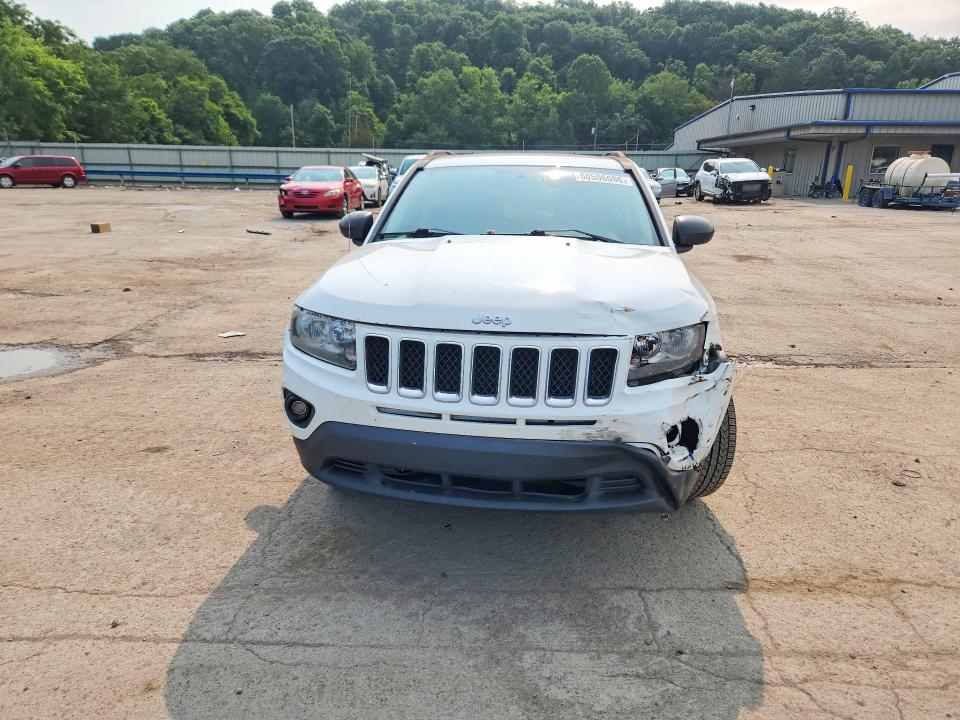 2016 Jeep Compass VIN 1C4NJDBB0GD626966 COPART salvage auction — FRONT END, Pa - Certificate Of Salvage, sold $100 on 2026-07-23 (photo 5)