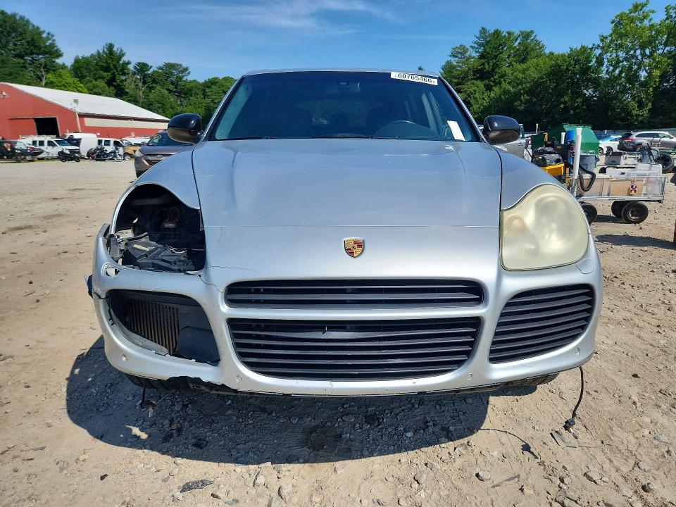 2005 Porsche Cayenne VIN WP1AC29P35LA90577 COPART salvage auction — FRONT END, Ma - Cert Of Title-Reconstrctd Coll, sold $400 on 2026-07-20 (photo 5)