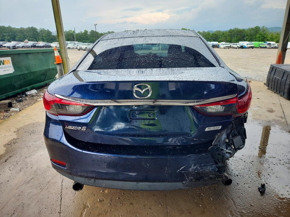 2016 Mazda 6 VIN JM1GJ1V52G1458455 COPART salvage auction — REAR END, Al - Cert Of Title-Salvage Title, sold $175 on 2026-07-21 (photo 6)