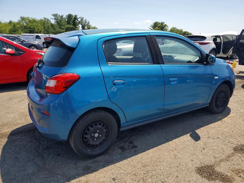 2018 Mitsubishi Mirage VIN ML32A3HJ7JH009594 COPART salvage auction — MINOR DENT/SCRATCHES, Oh - Certificate Of Title, sold $1,200 on 2026-07-31 (photo 3)