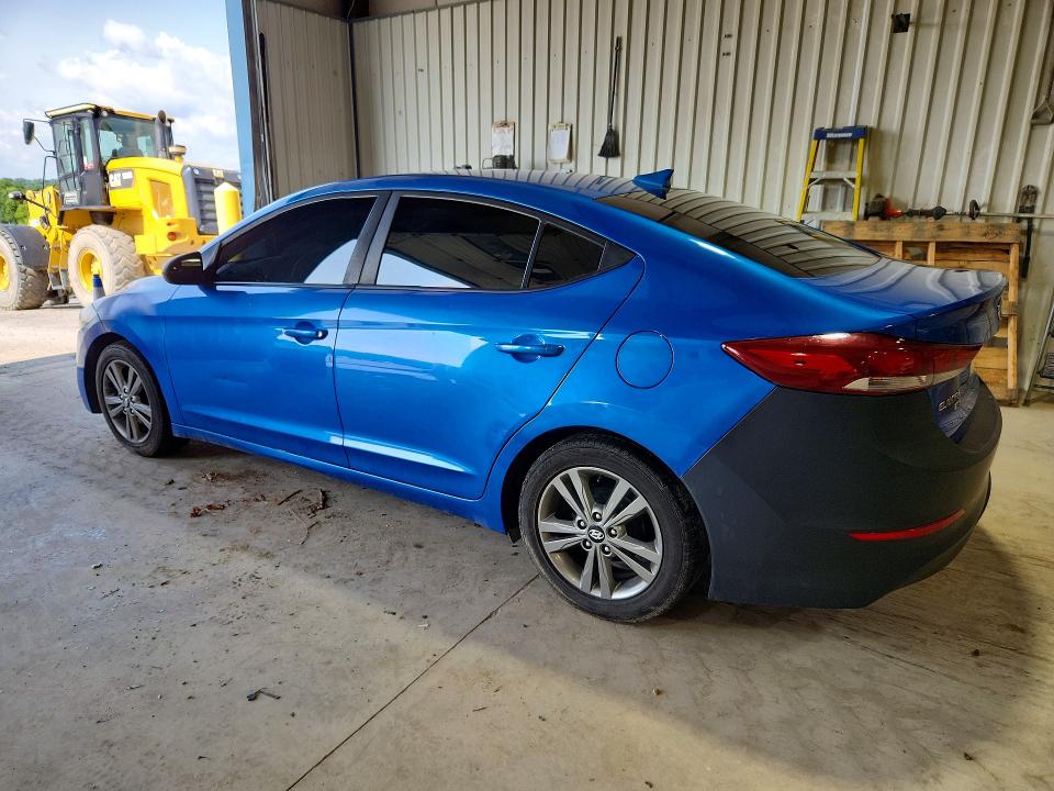 2017 Hyundai Elantra VIN KMHD74LF7HU384234 COPART salvage auction — REAR END, Md - Certificate Of Title, sold $425 on 2026-07-31 (photo 2)