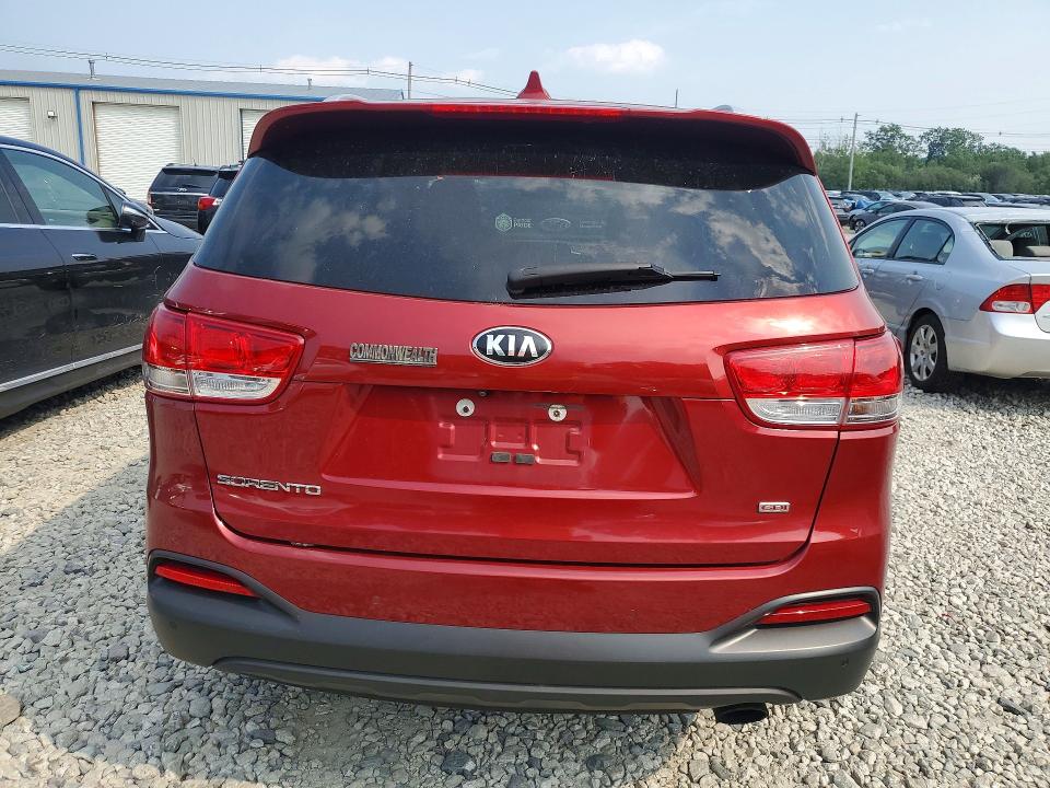 2018 Kia Sorento VIN 5XYPGDA39JG349776 COPART salvage auction — MECHANICAL, MA - CERTIFICATE OF TITLE, sold $150 on 2026-07-23 (photo 6)