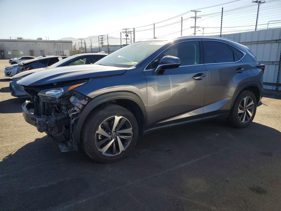 2019 Lexus Nx VIN JTJBARBZ0K2187265 COPART salvage auction — FRONT END, Ca - Salvage Certificate, sold $7,700 on 2026-07-20 (photo 1)