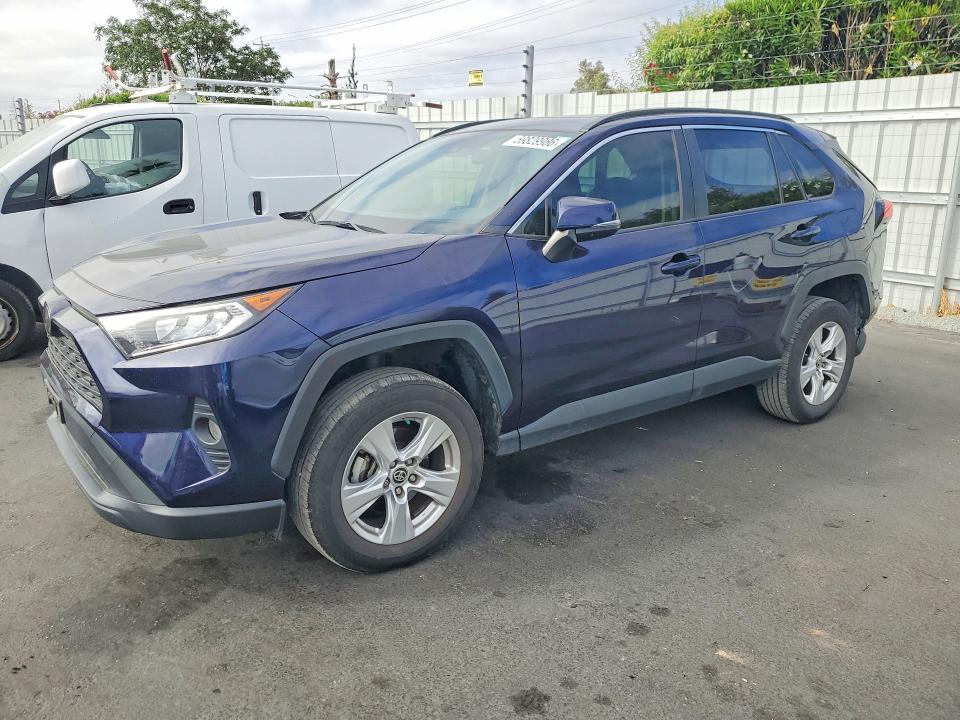 2019 Toyota Rav 4 VIN JTMW1RFV7KJ016319 COPART salvage auction — REAR END, Ca - Salvage Certificate, sold $8,300 on 2026-07-21 (photo 1)