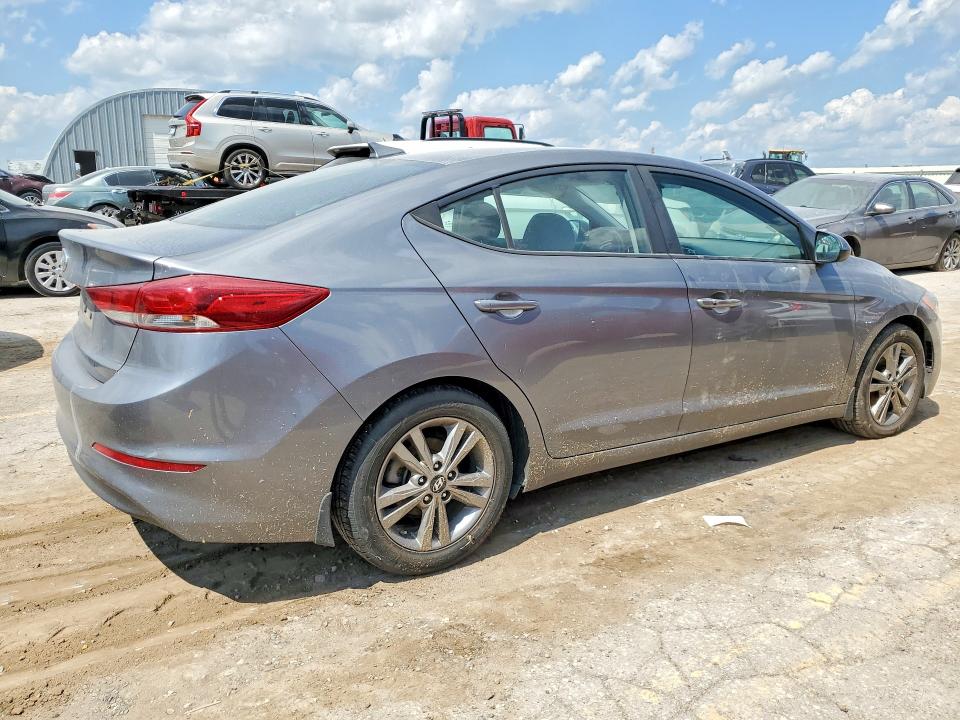 2018 Hyundai Elantra VIN 5NPD84LF4JH321819 COPART salvage auction — HAIL, Ks - Cert Of Title-Rebuilt Salvage, sold $1,350 on 2026-07-22 (photo 3)