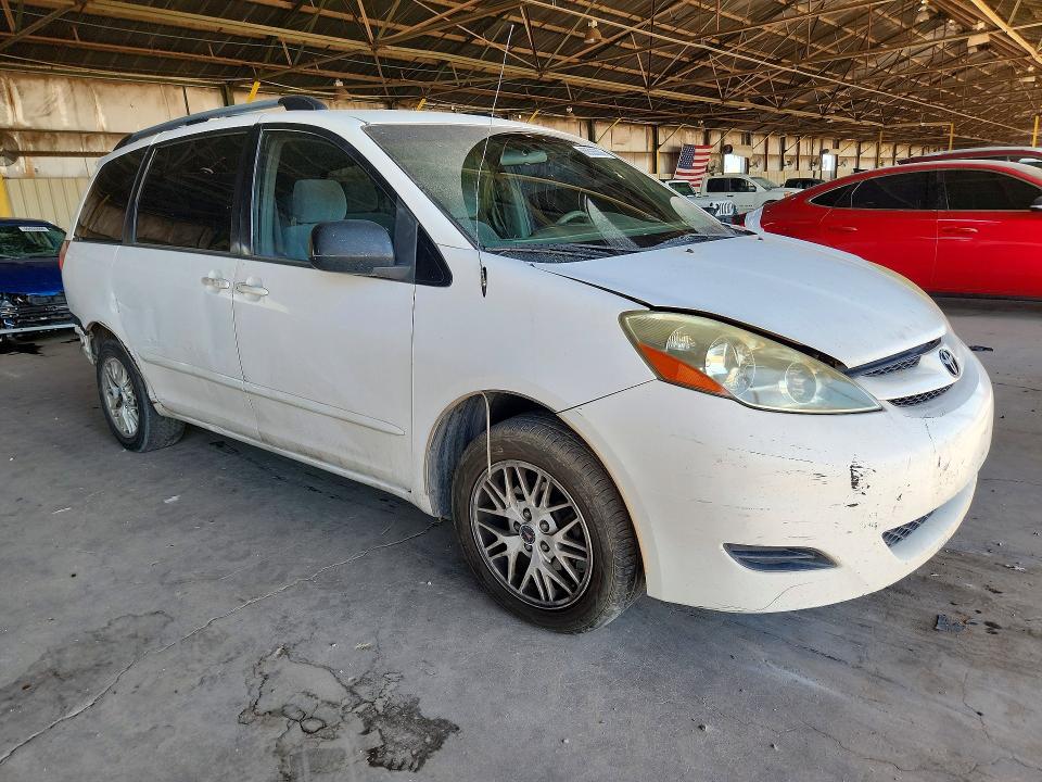 2006 Toyota Sienna VIN 5TDZA23C16S454334 COPART salvage auction — REAR END, AZ - CERTIFICATE OF TITLE, sold $400 on 2026-07-20 (photo 4)