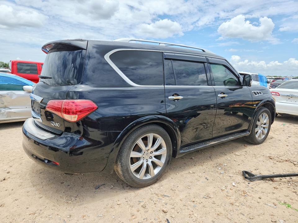 2014 Infiniti Qx80 VIN JN8AZ2NE1E9063562 COPART salvage auction — NORMAL WEAR, Tx - Certificate Of Title, sold $2,200 on 2026-07-25 (photo 3)