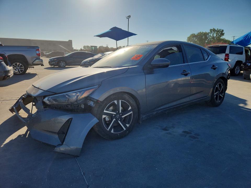 2024 Nissan Sentra VIN 3N1AB8CVXRY370947 COPART salvage auction — FRONT END, Tx - Salvage Vehicle Title, sold $1,850 on 2026-09-04 (photo 1)
