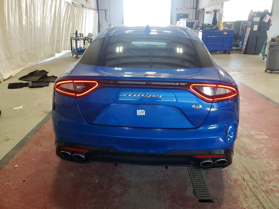 2018 Kia Stinger VIN KNAE55LC0J6028709 COPART salvage auction — SIDE, Ny - Mv-907A Salvage Certificate, sold $5,900 on 2026-07-20 (photo 6)