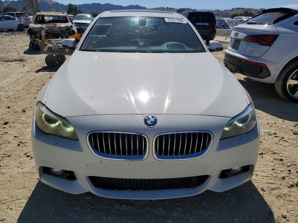 2016 BMW 5er VIN WBA5B1C57GG133379 COPART salvage auction — REAR END, Ca - Salvage Certificate, sold $2,450 on 2026-08-06 (photo 5)