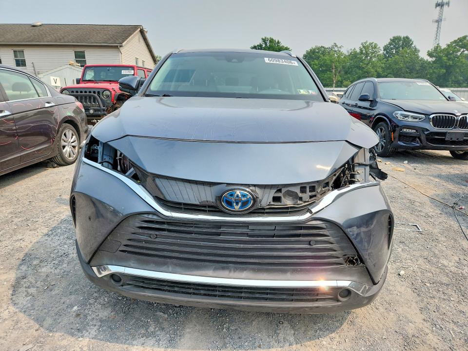 2021 Toyota Venza VIN JTEAAAAH0MJ060979 COPART salvage auction — FRONT END, PA - CERTIFICATE OF SALVAGE, sold $5,100 on 2026-07-23 (photo 5)