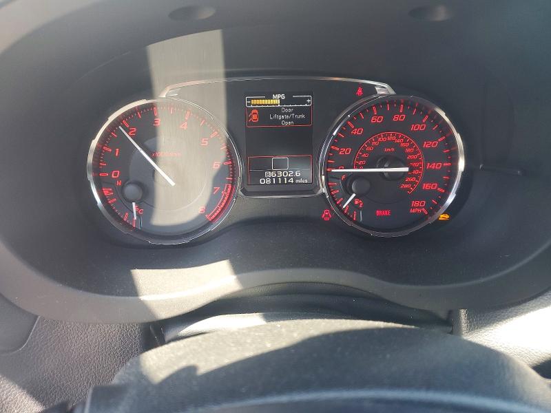 2017 Subaru Wrx VIN JF1VA1J68H9827401 COPART salvage auction — FRONT END, Salvage Title, sold $2,100 on 2026-07-27 (photo 9)