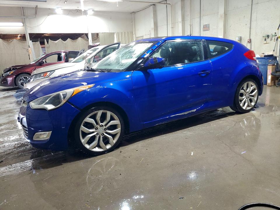 2013 Hyundai Veloster VIN KMHTC6AD4DU169876 COPART salvage auction — ALL OVER, Tn - Salvage Certificate, sold $500 on 2026-07-28 (photo 1)