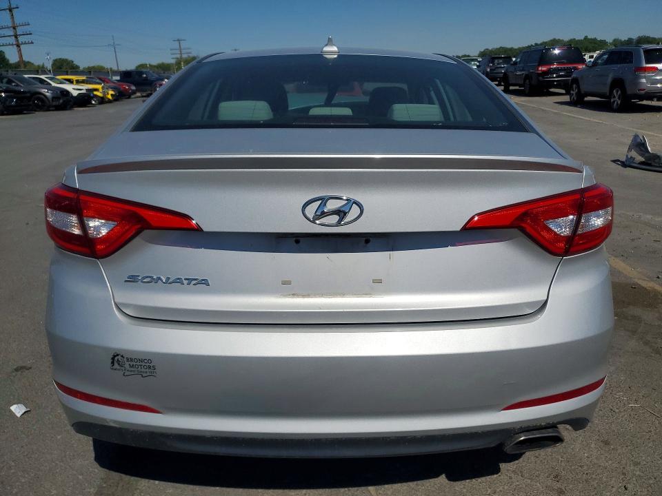 2015 Hyundai Sonata VIN 5NPE24AF5FH004664 COPART salvage auction — FRONT END, Id - Salvage Certificate Of Title, sold $90 on 2026-08-20 (photo 6)