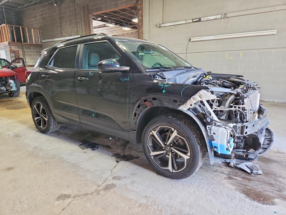 2021 Chevrolet Trailblazer VIN KL79MUSL0MB135237 COPART salvage auction — FRONT END, Ny - Mv-907A Salvage Certificate, sold $4,950 on 2026-07-27 (photo 4)