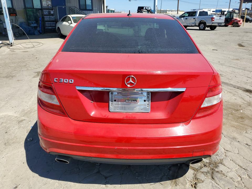 2009 Mercedes-benz C class VIN WDDGF54X79R065105 COPART salvage auction — SIDE, CA - SALVAGE CERTIFICATE, sold $625 on 2026-08-13 (photo 6)