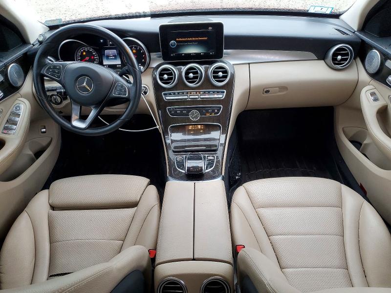 2016 Mercedes-benz C-klasse VIN WDDWF4KB7GR158328 COPART salvage auction — FRONT END, MA - CERT OF TITLE-RECONSTRCTD COLL, sold $3,100 on 2026-08-06 (photo 8)