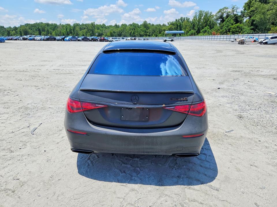 2021 Mercedes-benz S-klasse VIN W1K6G7GB4MA029948 COPART salvage auction — MISSING/ALTERED VIN, Or - Certificate Of Title, sold $37,000 on 2026-07-27 (photo 6)