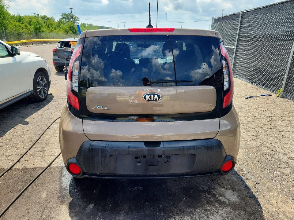 2015 Kia Soul VIN KNDJN2A25F7119437 COPART salvage auction — MINOR DENT/SCRATCHES, Oh - Dealer Only Clean Title, sold $825 on 2026-07-31 (photo 6)