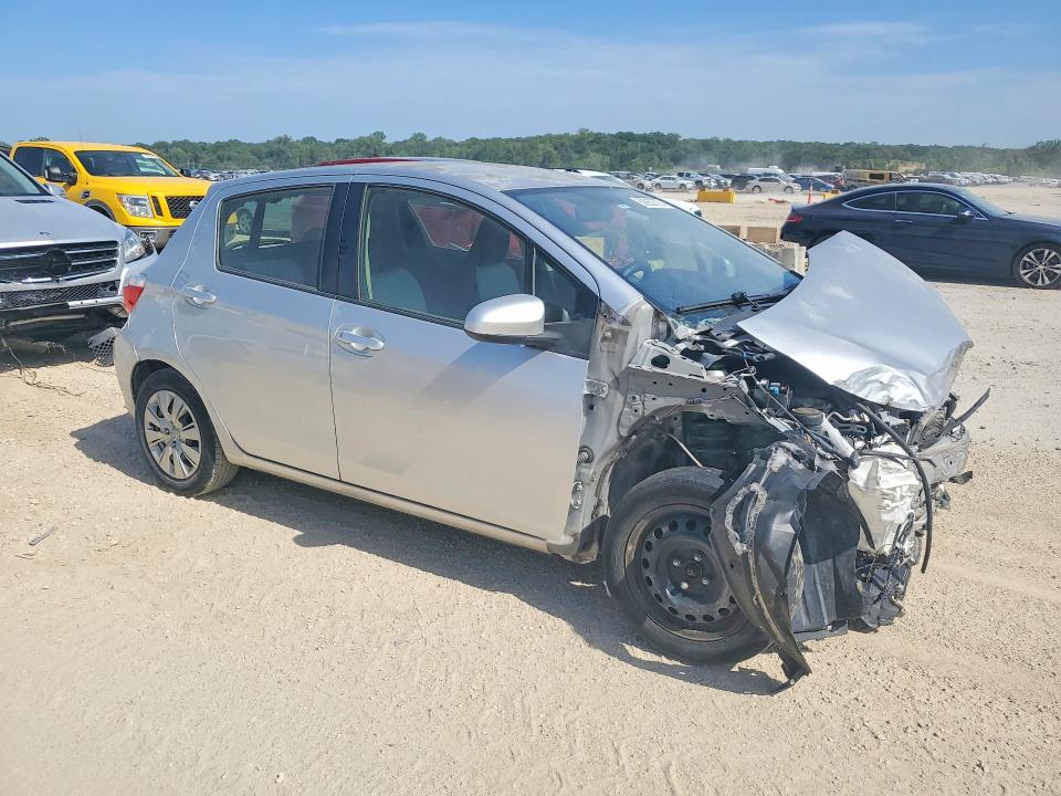 2012 Toyota Yaris VIN JTDKTUD38CD524196 COPART salvage auction — FRONT END, Mt - Dealer Only Clean Title, sold $200 on 2026-07-23 (photo 4)