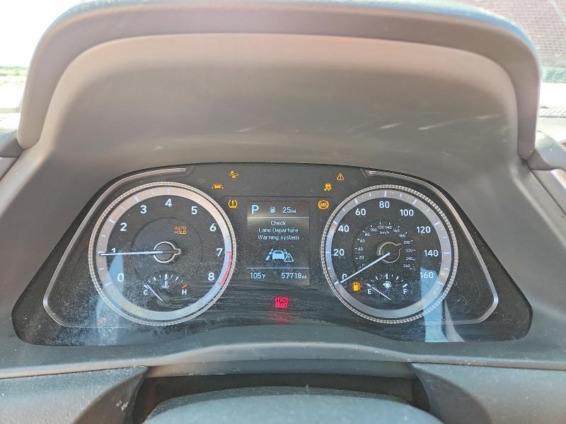 2020 Hyundai Sonata VIN 5NPEG4JA9LH061872 COPART salvage auction — FRONT END, Nm - Cert Of Title-Salvage, sold $2,650 on 2026-07-13 (photo 9)